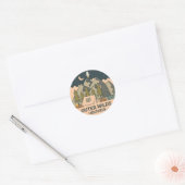 Buiten Wilde Ventures Ronde Sticker (Envelop)