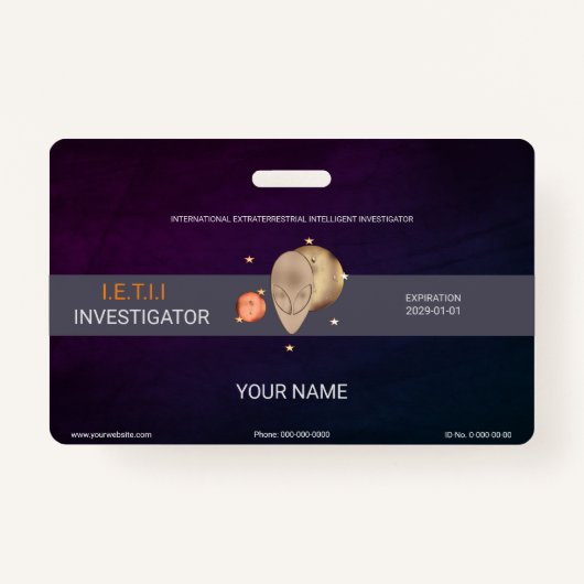 Buitenaards Badge (Voorkant)