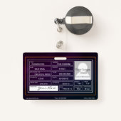 Buitenaards Badge (Achterkant met intrekbare)