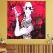 Buitenaards Contact Canvas Afdruk (Insitu (Woonkamer))