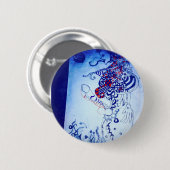 buitenaards echt ronde button 5,7 cm (Voorkant /achterkant)