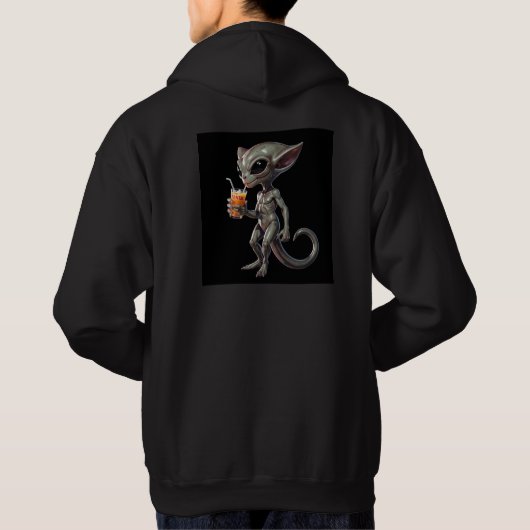 buitenaards en frisdrank hoodie (Achterkant)