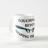 Buitenaards en menselijk koffiemok (Voorkant links)