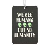 Buitenaards Geen Mensheid Luchtverfrisser (Achterkant)