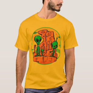 Buitenaards gezin t-shirt