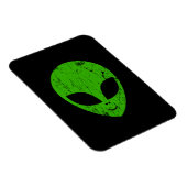 buitenaards groen hoofd voor science fiction extra magneet (Rechterzijde)