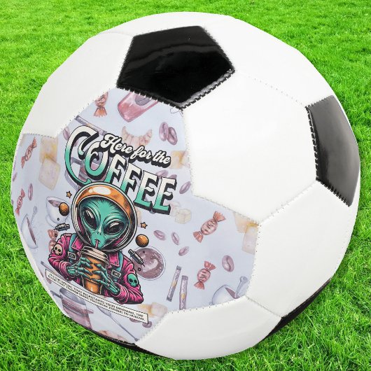 Buitenaards hier voor de koffie voetbal