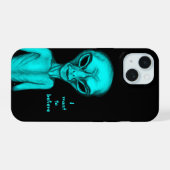 Buitenaards, ik wil geloven iPhone 15 case (Achterkant horizontaal)