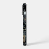 Buitenaards in de regen iPhone 15 case (Linkerkant)