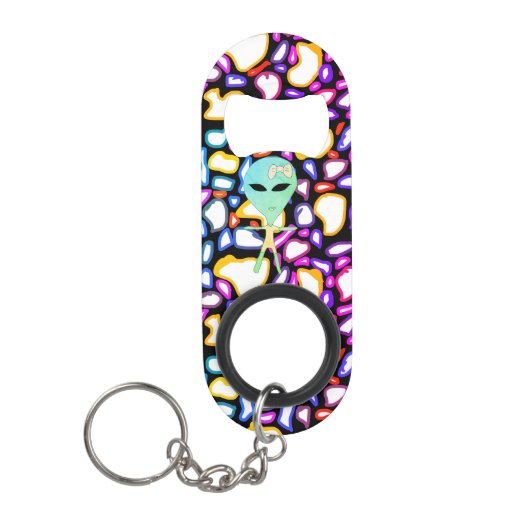 buitenaards in het sterrenstelsel mini flessenopener (Voorkant)