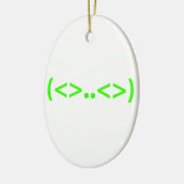 BUITENAARDS Japanse Emoticon Keramisch Ornament (Links)