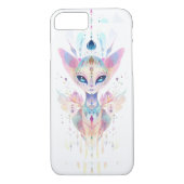 Buitenaards kattengezicht Case-Mate iPhone case (Achterkant)