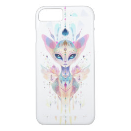 Buitenaards kattengezicht iPhone 8/7 hoesje