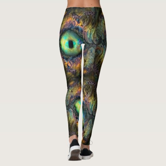 buitenaards kijkgat leggings (Achterkant)