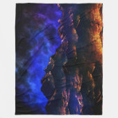 BUITENAARDS LANDSCHAP FLEECE DEKEN (Voorkant)