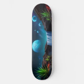 Buitenaards Landschap Waterval Moons Persoonlijk Skateboard (Voorkant)