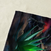 Buitenaards Landschap Waterval Moons Strandlaken (In situ)