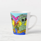 buitenaards latte mok (Rechts)