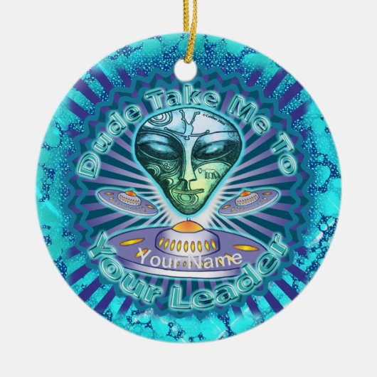 Buitenaards Leider Ornament (Voorkant)