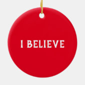 Buitenaards Mars Kerst Ornament (Achterkant)