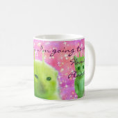 buitenaards meme groene kitten mok (Voorkant rechts)
