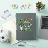 Buitenaards met UFO Sticker (iPad Cover)