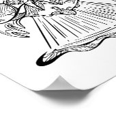 Buitenaards: Moth Ruimteschip  Kleuren Poster (Hoek)