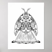 Buitenaards: Moth Ruimteschip  Kleuren Poster (Voorkant)