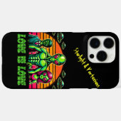 Buitenaards paar in Galactische Affectie Case-Mate iPhone Case (Achterkant (horizontaal))