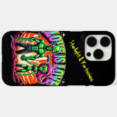 Buitenaards paar in kosmische liefde Case-Mate iPhone case (Achterkant (horizontaal))