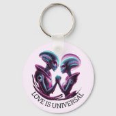 buitenaards paar sleutelhanger (Achterkant)