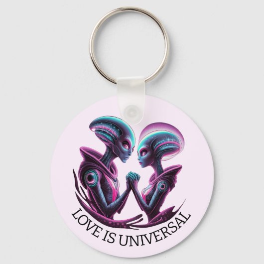 buitenaards paar sleutelhanger (Achterkant)