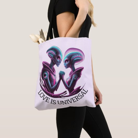 buitenaards paar tote bag (Dichtbij)