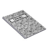 Buitenaards patroon gepersonaliseerd notitieboek (Rechterzijde)