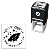 Buitenaards Ruimteschip Buitenaards Bibliotheek Bo Zelfinktende Stempel (In situ)