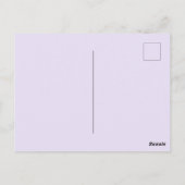 Buitenaards ruimteschip retro futuristisch briefkaart (Achterkant)