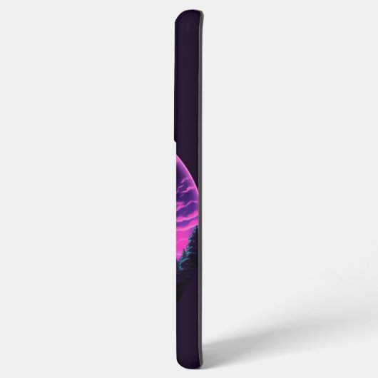 Buitenaards ruimteschip retro futuristisch samsung galaxy hoesje (Achterkant horizontaal)