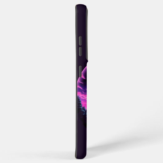 Buitenaards ruimteschip retro futuristisch samsung galaxy hoesje (Rechterkant)