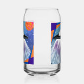 Buitenaards ruimteschip UFO Space Blikvorm Glas (Rechts)