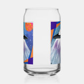 Buitenaards ruimteschip UFO Space Blikvorm Glas (Links)