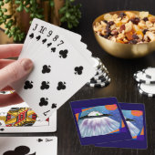 Buitenaards ruimteschip UFO Space Pokerkaarten (Insitu)