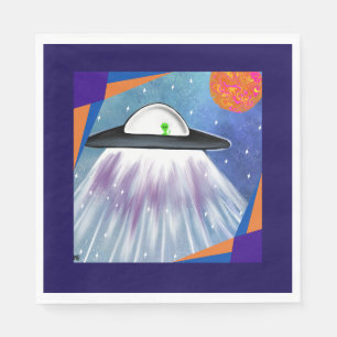 Buitenaards ruimteschip UFO Space Servet