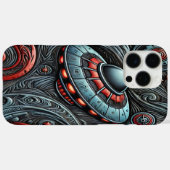 Buitenaards schip onderzoekt kosmische diepten Case-Mate iPhone case (Achterkant (horizontaal))