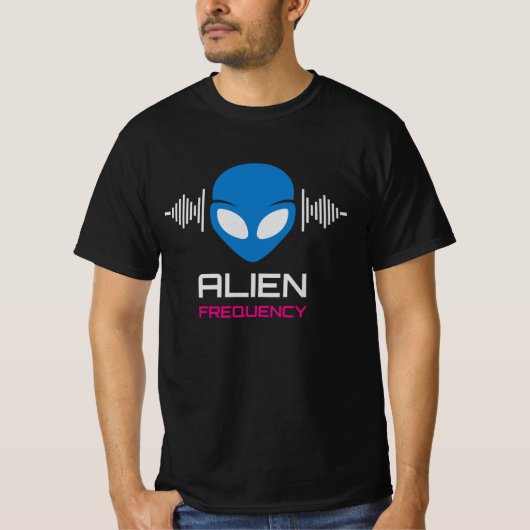 Buitenaards Signaal Kosmische Frequentie T-shirt (Voorkant)