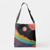 buitenaards spectrum crossbody tas (Achterkant)