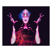 Buitenaards spook foto afdruk (Voorkant)