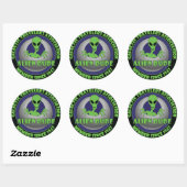 BUITENAARDS STERRENSTELSEL #1 RONDE STICKER (Vel)