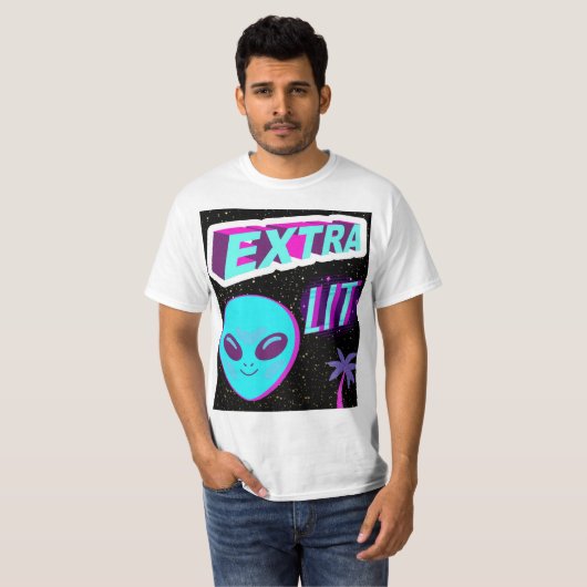 buitenaards t-shirt (Voorkant volledig)