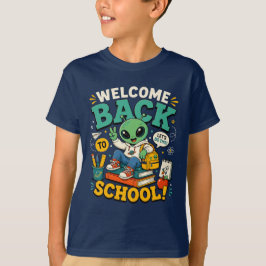 Buitenaards terug naar school t-shirt