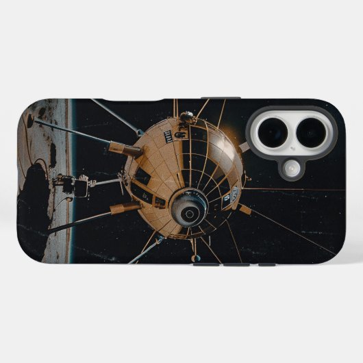  buitenaards vaartuig Case-Mate iPhone case (Achterkant (horizontaal))